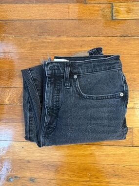 Madewell Washed Black Denim Jeans